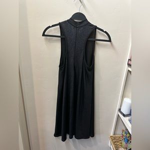 SAY WHAT large black shimmery dress